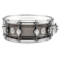 DW Design Brass 14x5.5 Inch Black Nickel Snare Drum