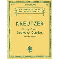 KREUTZER - Forty-Two Studies or Caprices for Violin