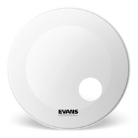 EVANS EQ3 White Coated Resonant 22 Inch Bass Drumhead