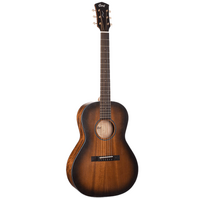 CORT Core-PE Parlor Acoustic Electric Guitar - Open Pore Black Burst