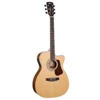 CORT L710F Acoustic Electric Guitar w/Deluxe Gig Bag - Natural Satin