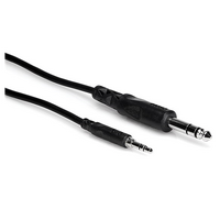 HOSA TECHNOLOGY 3.5 mm TRS to 1/4 Inch Stereo Interconnect Cable (5ft)