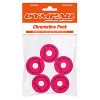 CYMPAD Chromatics Cymbal Enhancers 5pk - Red