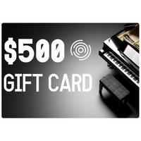 Oxygen Music Electronic Gift -Voucher $500