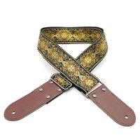 DSL Jacquard Weaving APR-GOLD Guitar Strap