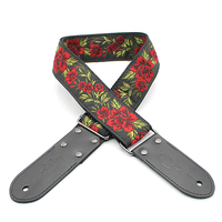 DSL Jacquard Weaving FG-RED Guitar Strap