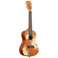 KALA Voyage Series 'Hibiscus' Mahogany Tenor Ukulele