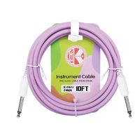 KIRLIN Entry 10ft Instrument Cable Lilac Purple