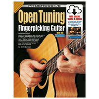 Progressive Open Tuning Fingerpicking Book with Online Media