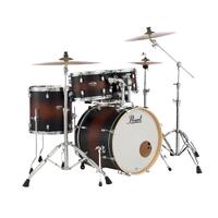 PEARL DECADE Maple 6 Pce Satin Brown Burst Fusion Plus Drum Kit