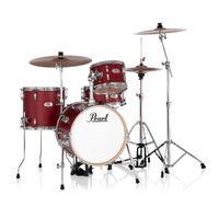 PEARL Midtown 4pce Matte Red Drum Kit