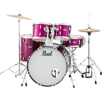 PEARL ROADSHOW-X Fusion Plus Pink Metallic Drum Kit with Zildjian Cymbals