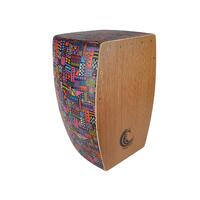 RHYTHM WAVE Cajon PVC Series w/Walnut Faceplate - Aztec Finish