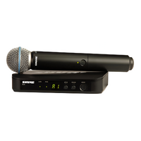 SHURE BLX24 PG58 BLX Wireless Microphone Handheld System