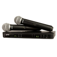 SHURE BLX288 PG58 Dual Wireless Microphone Handheld System