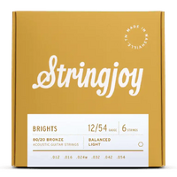 Stringjoy Bright 80/20 Bronze Light 12/54