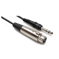 HOSA TECHNOLOGY XLR F to TRS 1/4" (6.5mm) Interconnect Cable (5ft)