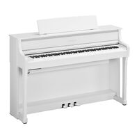 YAMAHA Clavinova CLP-875WH Digital Piano - White Finish