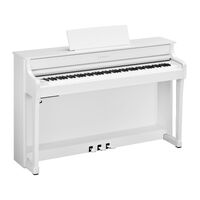 YAMAHA Clavinova CLP-825WH Digital Piano - White Finish