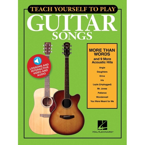 Teach Yourself to Play Guitar Songs - More than Words