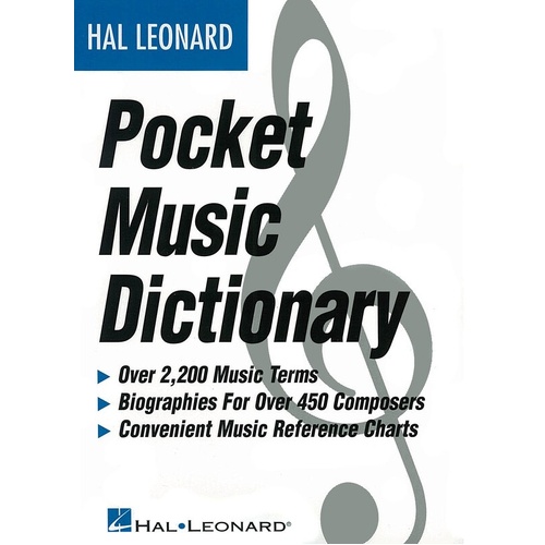 Hal Leonard Pocket Music Dictionary