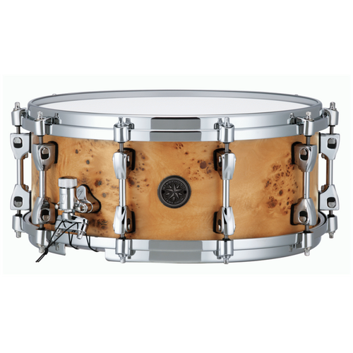 TAMA Starphonic PMM146 14x6 Inch Satin Mappa Burl Snare Drum