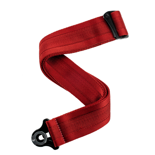 D'ADDARIO Auto Lock Nylon Guitar Strap - Blood Red