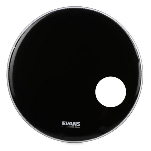 EVANS EQ3 Black Resonant 22 Inch Bass Drumhead