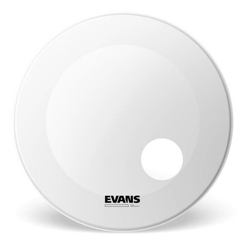 EVANS EQ3 White Coated Resonant 22 Inch Bass Drumhead