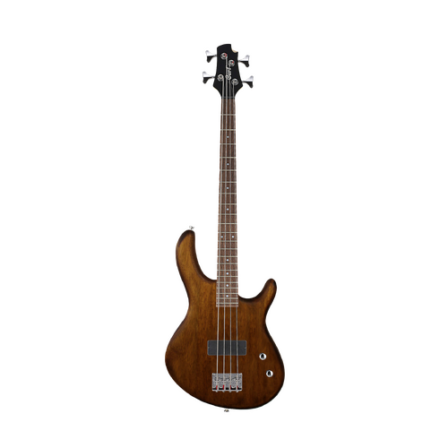 CORT Action Junior Short Scale Open Pore Walnut Bass Guitar