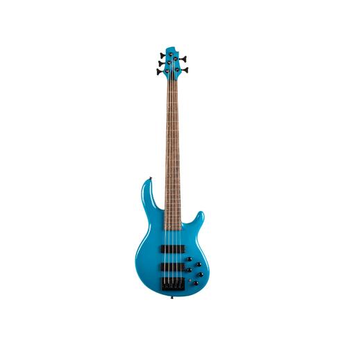 CORT C5 Deluxe Candy Blue 5-String Bass Guitar