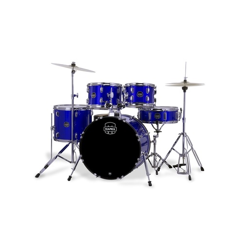 MAPEX Comet - Indigo Blue 5pce w/Hardware & Cymbal Pack