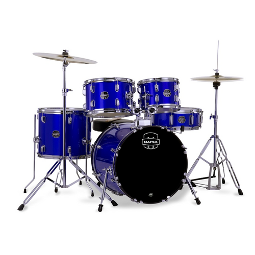 MAPEX Comet - Indigo Blue 5pce w/Hardware & Cymbal Pack