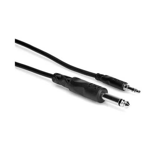 HOSA TECHNOLOGY 3.5 mm TRS to 1/4 Inch MONO Interconnect Cable (3ft)