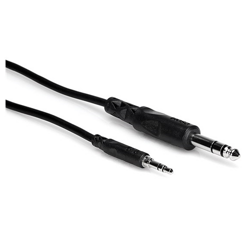 HOSA TECHNOLOGY 3.5 mm TRS to 1/4 Inch Stereo Interconnect Cable (5ft)