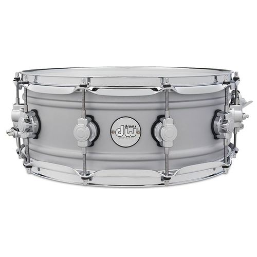 DW Design Matte Aluminum 14x5.5 Inch Snare Drum