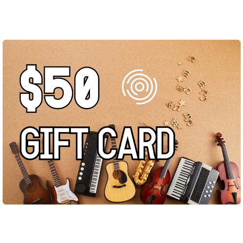 Oxygen Music Electronic Gift -Voucher $50