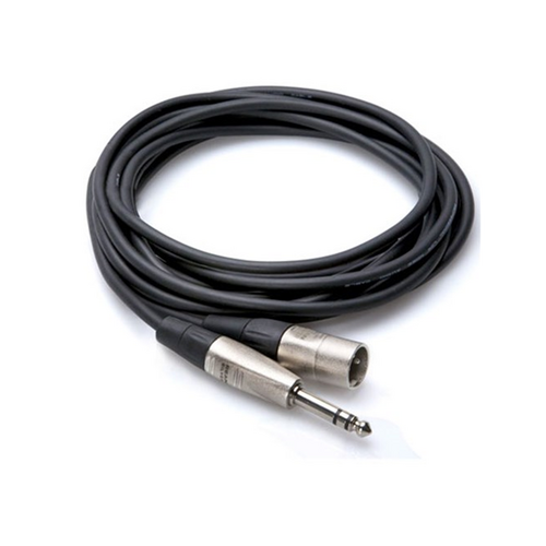 HOSA TECHNOLOGY REAN 1/4 in TRS to XLR3M Pro Balanced Interconnect Cable (20ft)