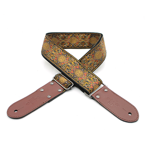 DSL Jacquard Weaving APR-ORANGE Guitar Strap