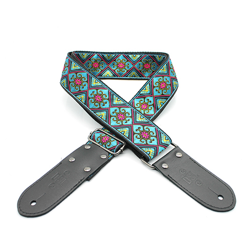 DSL Jacquard Weaving BABYLON-BLUE Guitar Strap