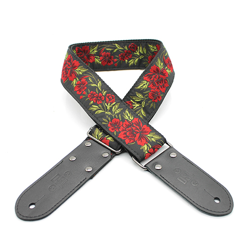 DSL Jacquard Weaving FG-RED Guitar Strap