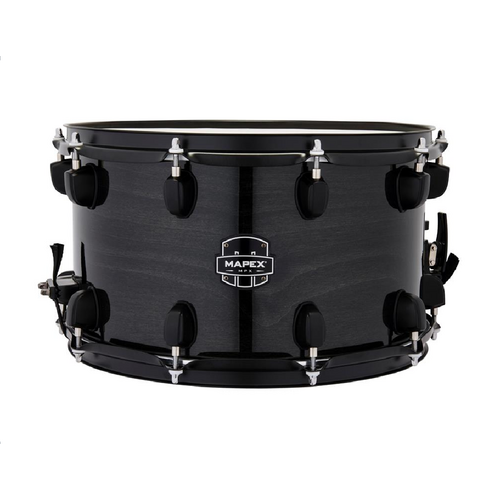 MAPEX MPX Maple/Poplar Hybrid14x8 Inch Snare Drum Transparent Midnight Black