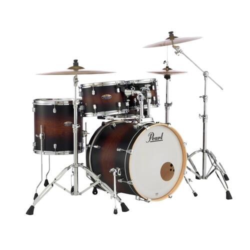 PEARL DECADE Maple 6 Pce Satin Brown Burst Fusion Plus Drum Kit