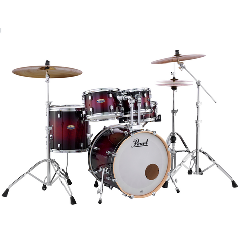 PEARL DECADE Maple 6 Pce Increda-Bundle Gloss Deep Red Burst