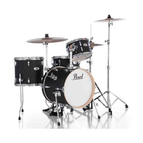 PEARL Midtown 4pce Matte Asphalt Black Drum Kit