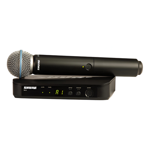 SHURE BLX24 PG58 BLX Wireless Microphone Handheld System