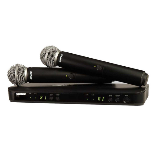 SHURE BLX288 SM58 Dual Wireless Microphone Handheld System