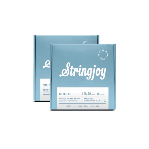 Stringjoy Orbiters - Coated Nickel Wound Electric Guitar Strings