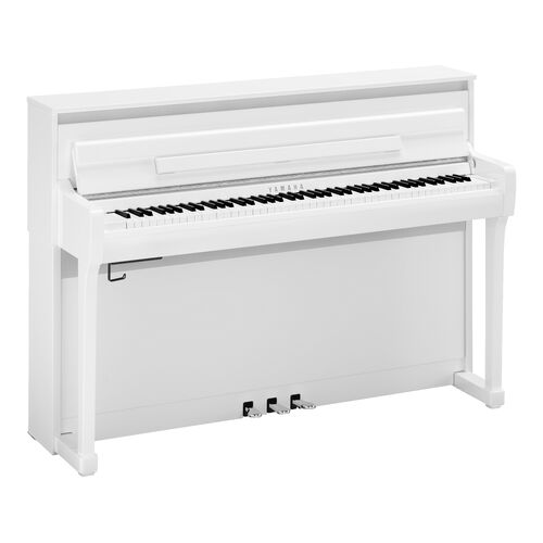 YAMAHA Clavinova CLP-885PWH Digital Piano - Polished White Finish